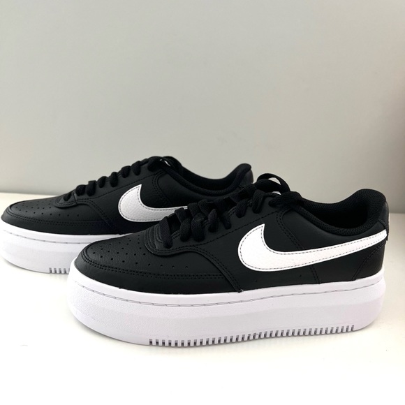 🌟NIKE Women’s Nike Court Vision Alta Black/White - Size 7.5 & 8 - Picture 8 of 12